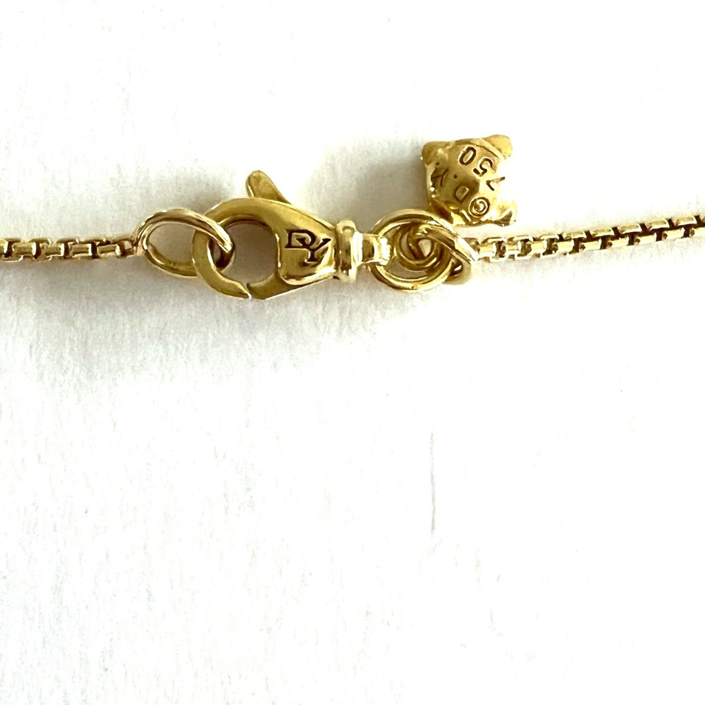 David Yurman: 18K Yellow Gold Diamond 7mm - Picture 4 of 5